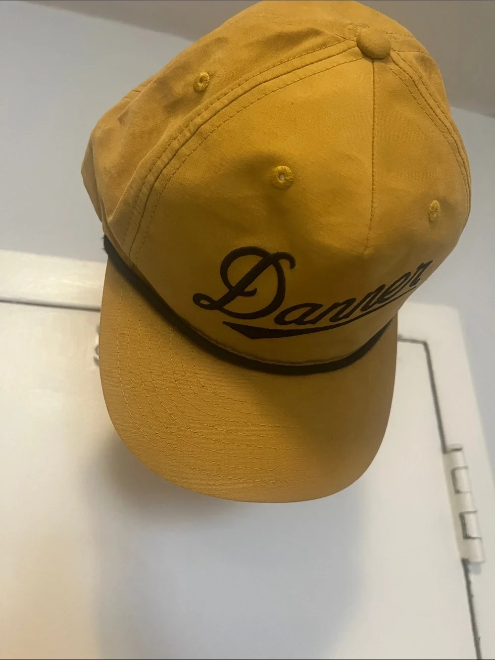 Danner Mustard Yellow Logo Baseball Cap